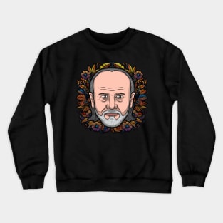 George Carlin (Flowered) Crewneck Sweatshirt